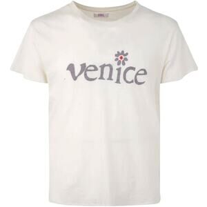 ERL Venice T-Shirt White Size Small - Used - Slim Cropped